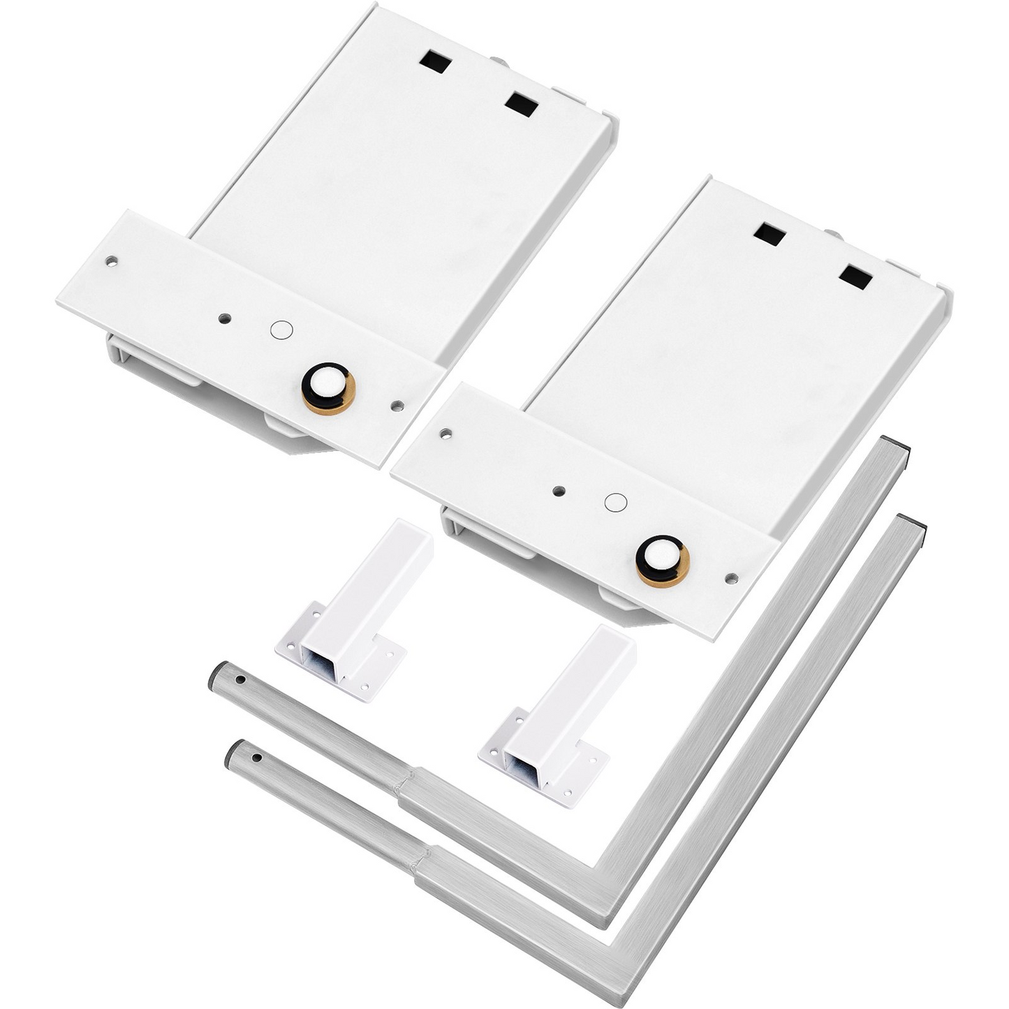 VEVOR Murphy Mounting Wall Springs Mechanism Heavy Duty Support Hardware DIY Kit for Queen Twin Size Bed (Horizontal), White