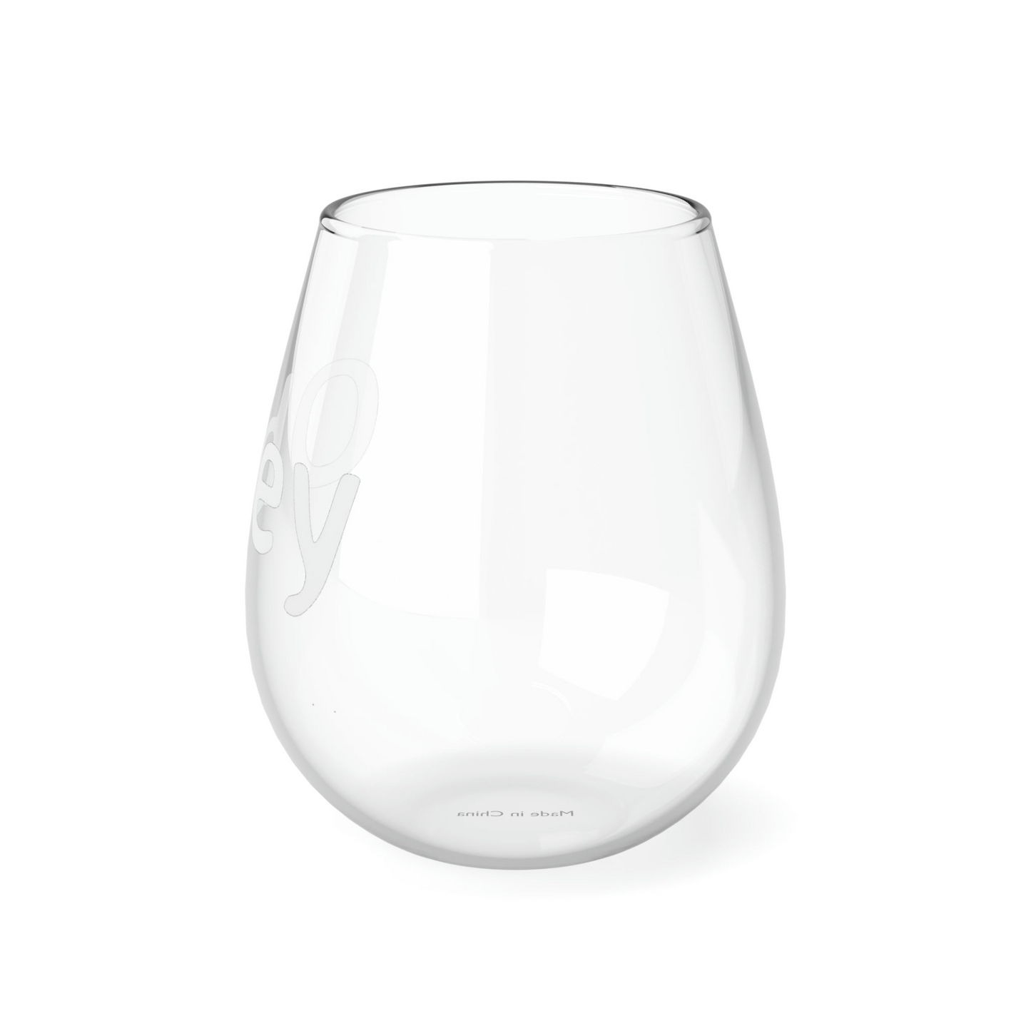 Obey - Stemless Wine Glass, 11.75oz