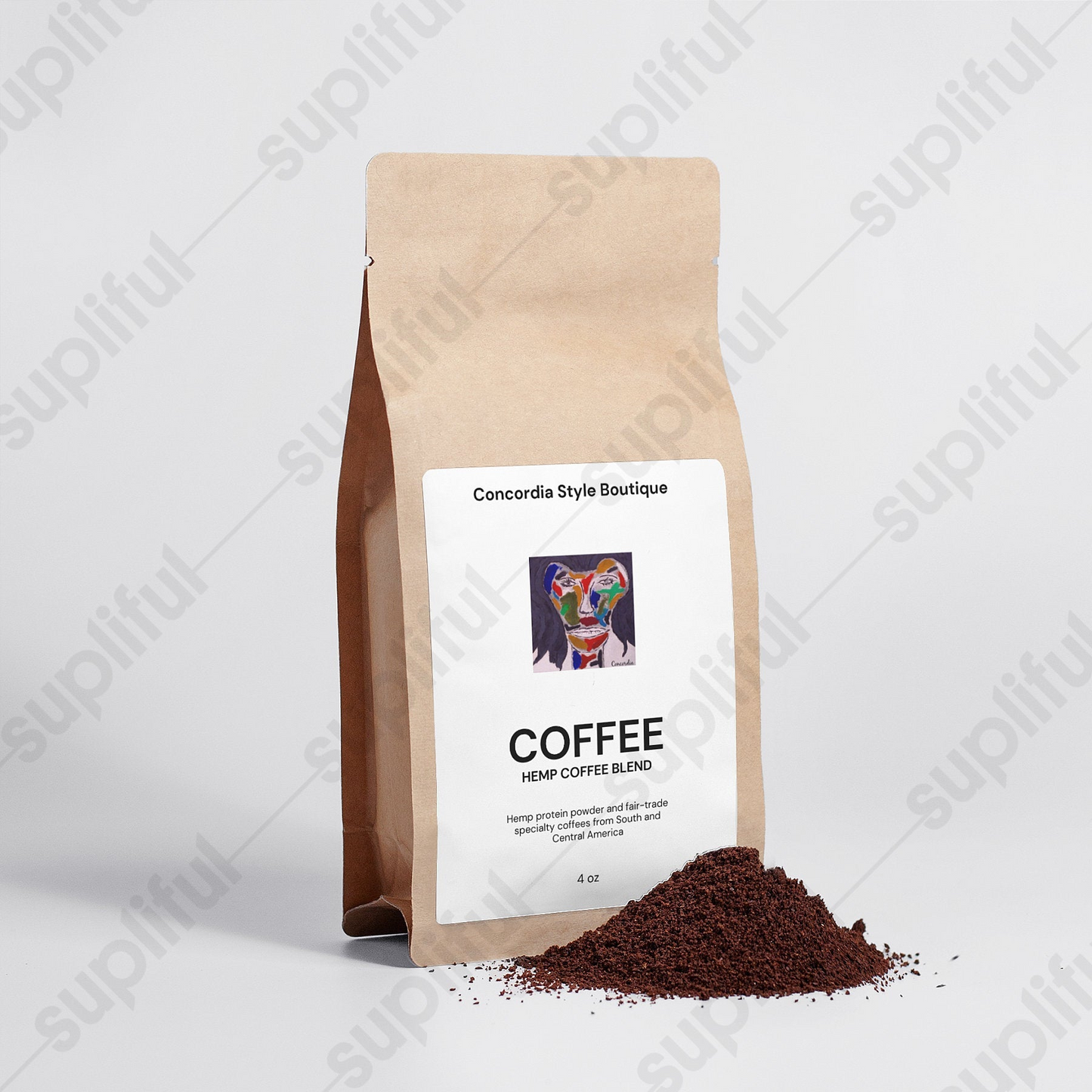 Hemp Coffee Blend - Medium Roast 4 oz