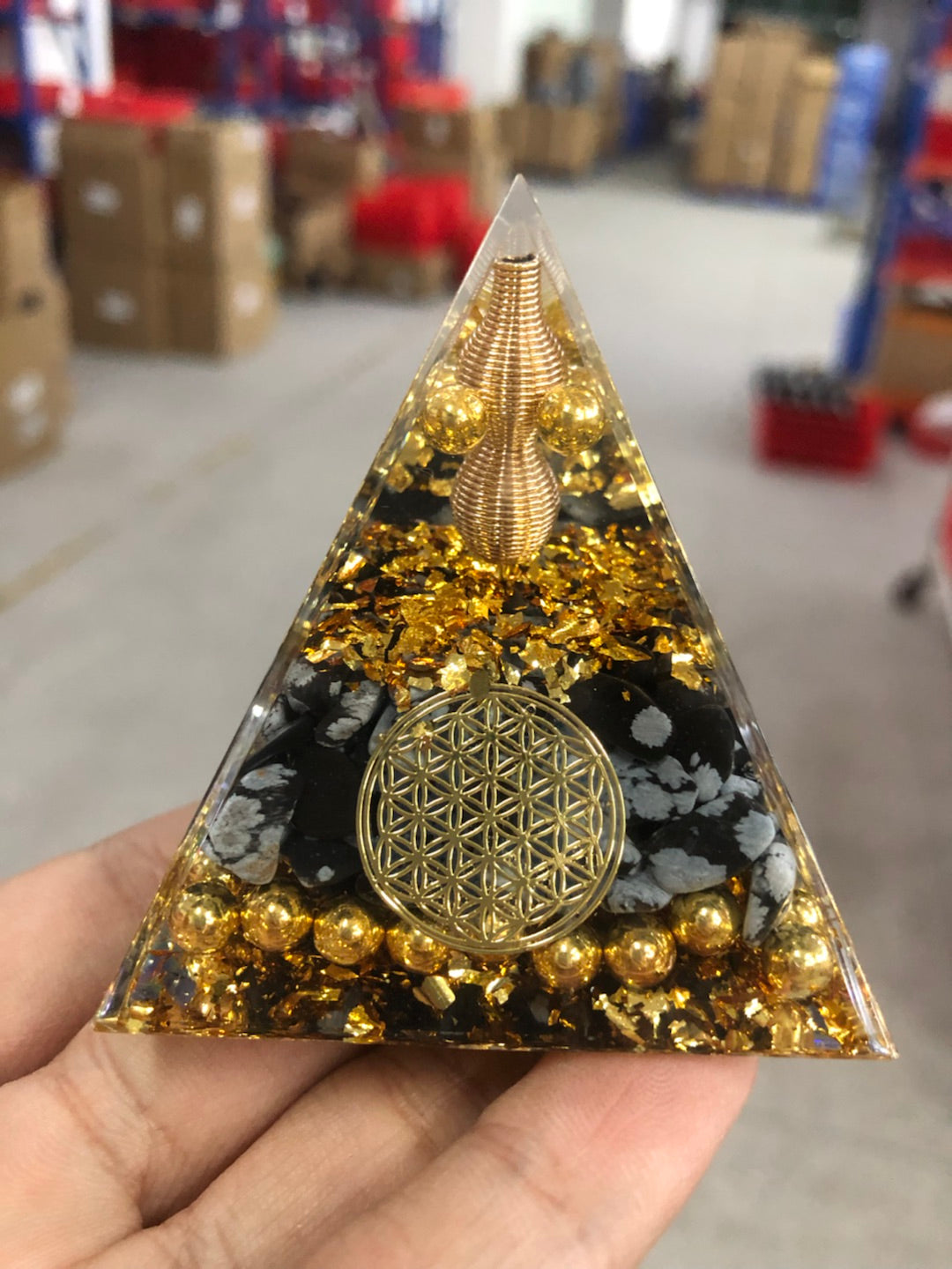 Reiki Orgonite Energy Pyramid