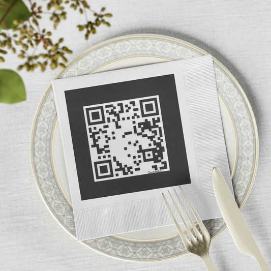 White Coined Napkins