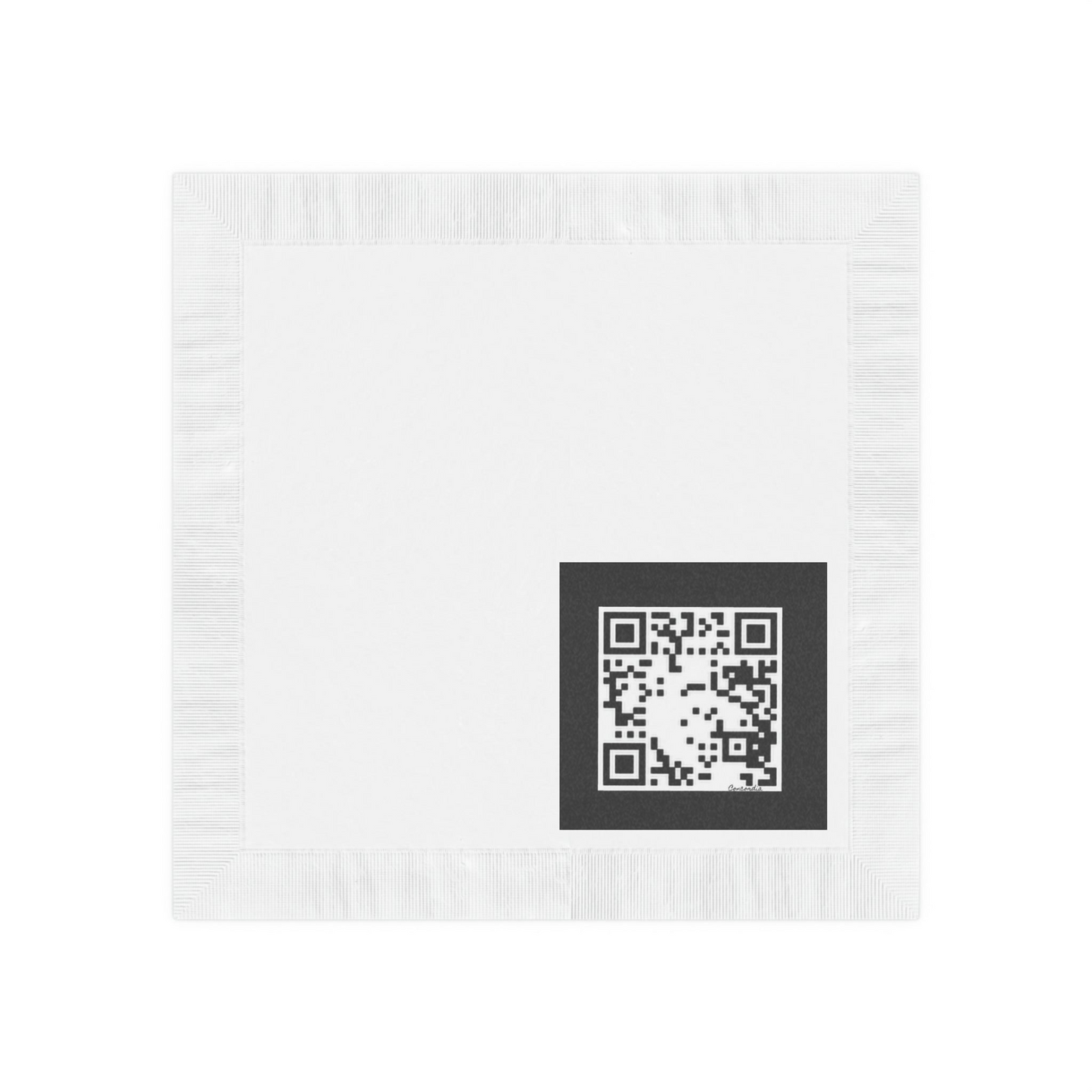 White Coined Napkins