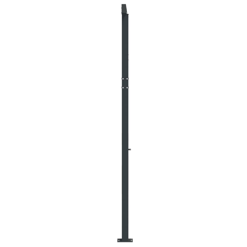 vidaXL Awning Post Set Anthracite 236.2"x96.5" Iron