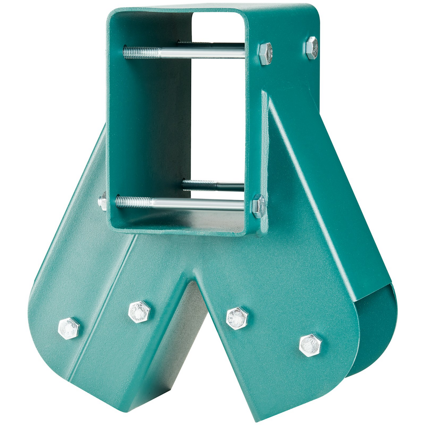 VEVOR A-Frame Middle Swing Set Brackets, Heavy Duty Carbon Steel Swing Set Hardware with Mounting Hardware, DIY Swing Set Bracket Swing Set Kit for 4x4 Legs & 4x6 Beam, Green (3 Pcs)