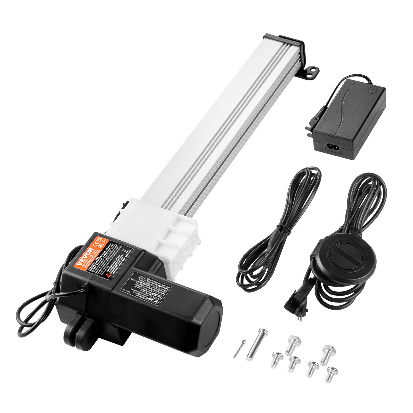 VEVOR 24V Linear Actuator Kit 13 Inch 0.55"/s 220lbs/1000N with IP44 Protection