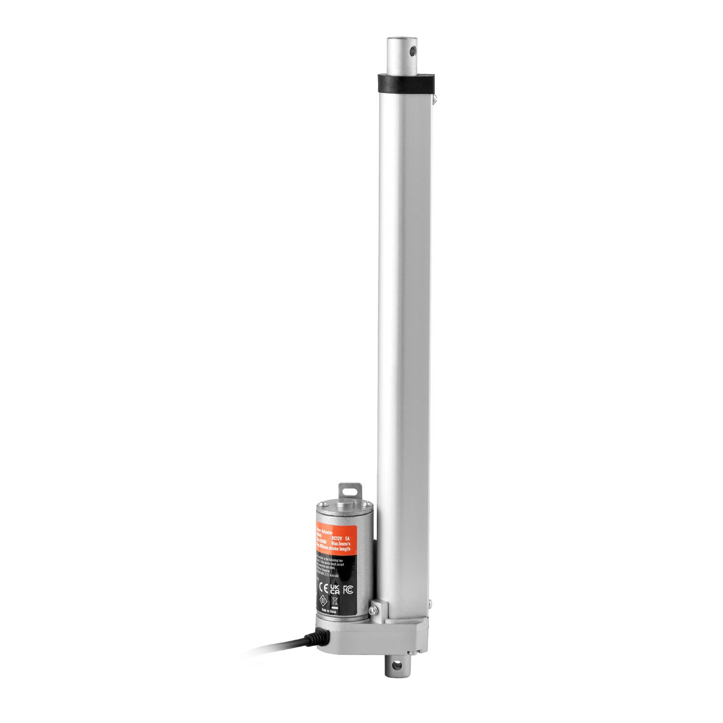 VEVOR Linear Actuator 12V, 12 Inch High Load 330lbs/1500N Linear Actuator, 0.19"/s Linear Motion Actuator with Mounting Bracket and IP54 Protection