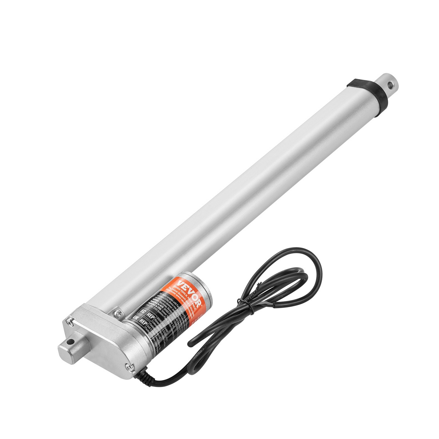 VEVOR Linear Actuator 12V, 12 Inch High Load 330lbs/1500N Linear Actuator, 0.19"/s Linear Motion Actuator with Mounting Bracket and IP54 Protection