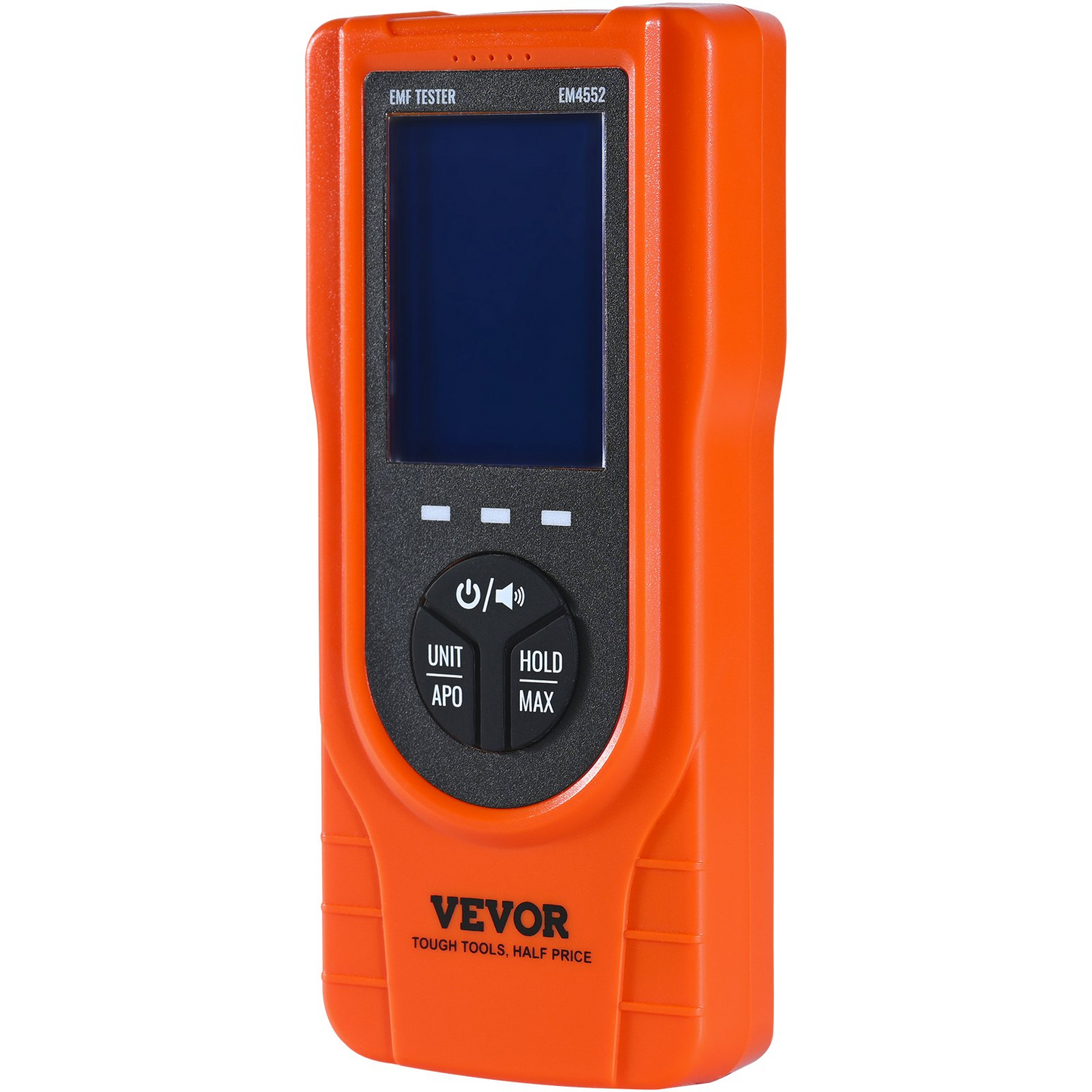 VEVOR 3-in-1 EMF Meter, 5Hz - 3.5GHz, Handheld Rechargeable Electromagnetic Field Radiation Detector, Digital LCD EMF Tester for EF MF RF Home Inspections Outdoor Ghost Hunting Paranormal Equipment