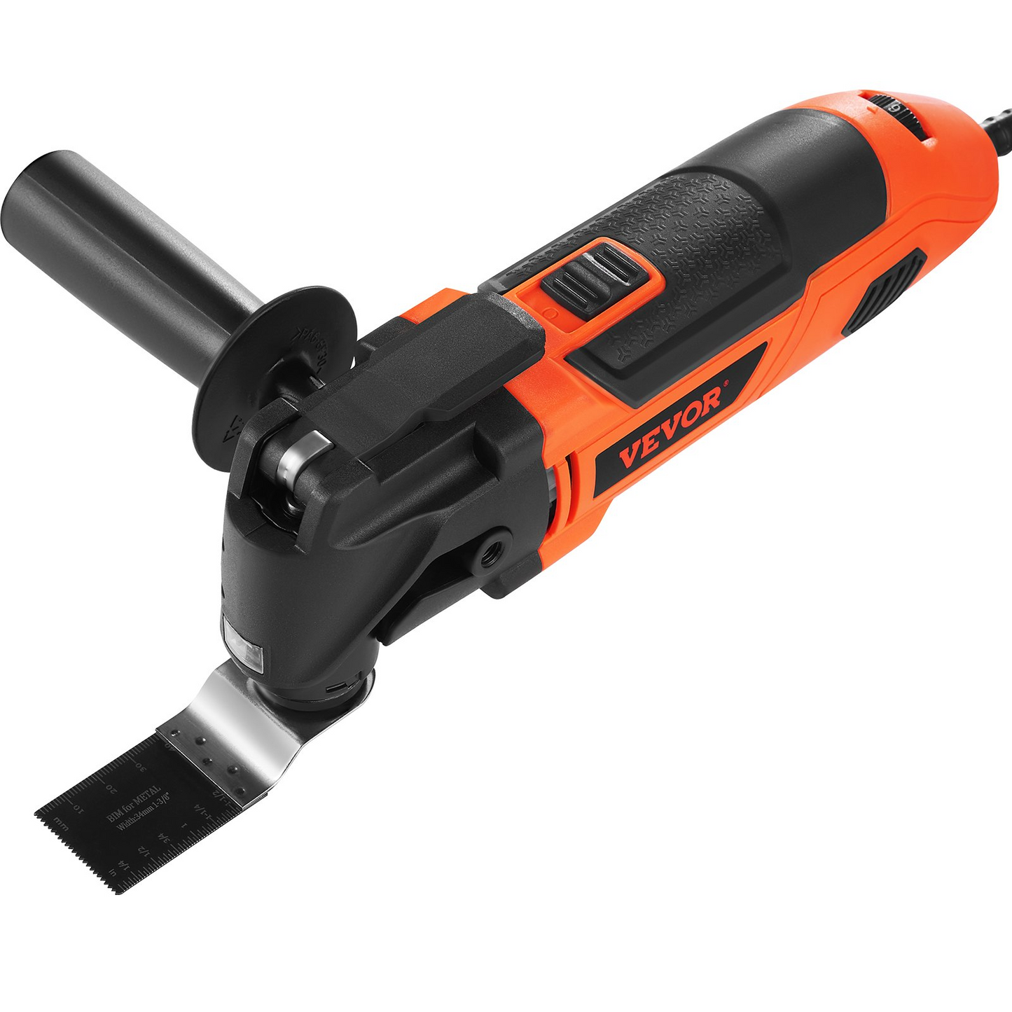 VEVOR Multitool Oscillating Tool Corded 2.5 Amp, Oscillating Saw Tool with LED Light, 6 Variable Speeds, 3.1° Oscillating Angle, 11000-22000 OPM, 16PCS Saw Accessories & BMC Case