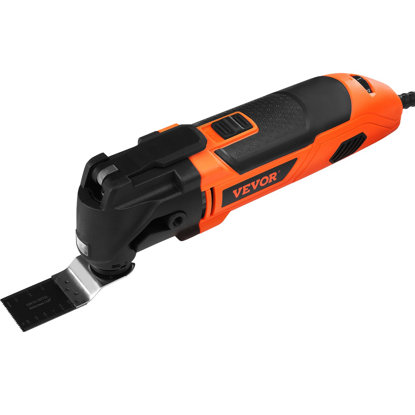 VEVOR Multitool Oscillating Tool Corded 2.5 Amp, Oscillating Saw Tool with LED Light, 6 Variable Speeds, 3.1° Oscillating Angle, 11000-22000 OPM, 16PCS Saw Accessories & BMC Case