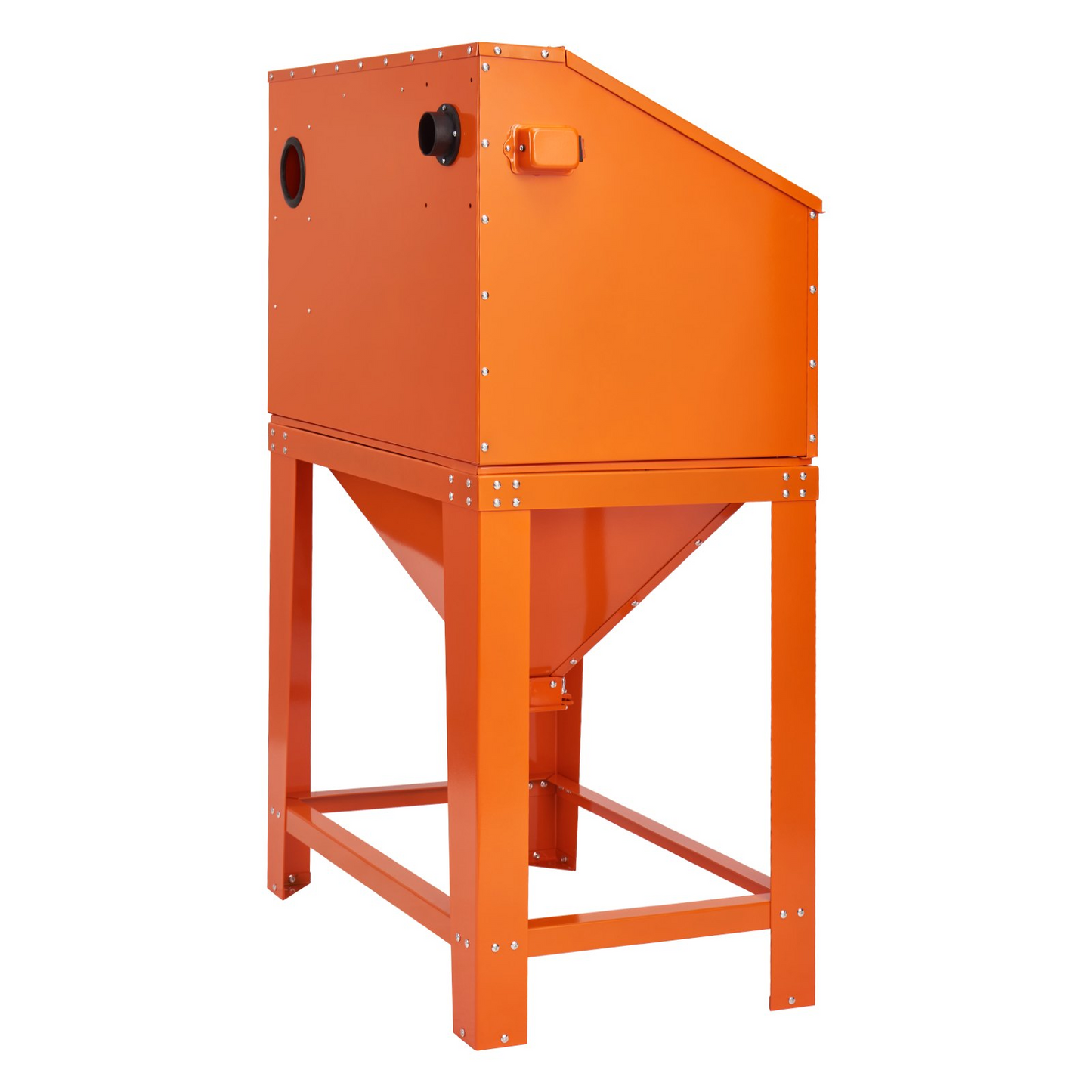 VEVOR 90 Gallon Sandblasting Cabinet with 1.8 Gallon Dust Collection System, 40-120PSI Sand Blasting Cabinet with Stand, Heavy Duty Sand Blaster with Blasting Gun & 4 Nozzles for Paint, Rust Removal