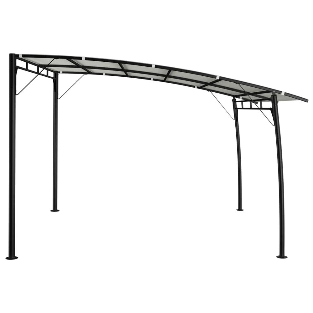 Garden Sunshade Awning 118.1"x118.1"x100.4" Cream