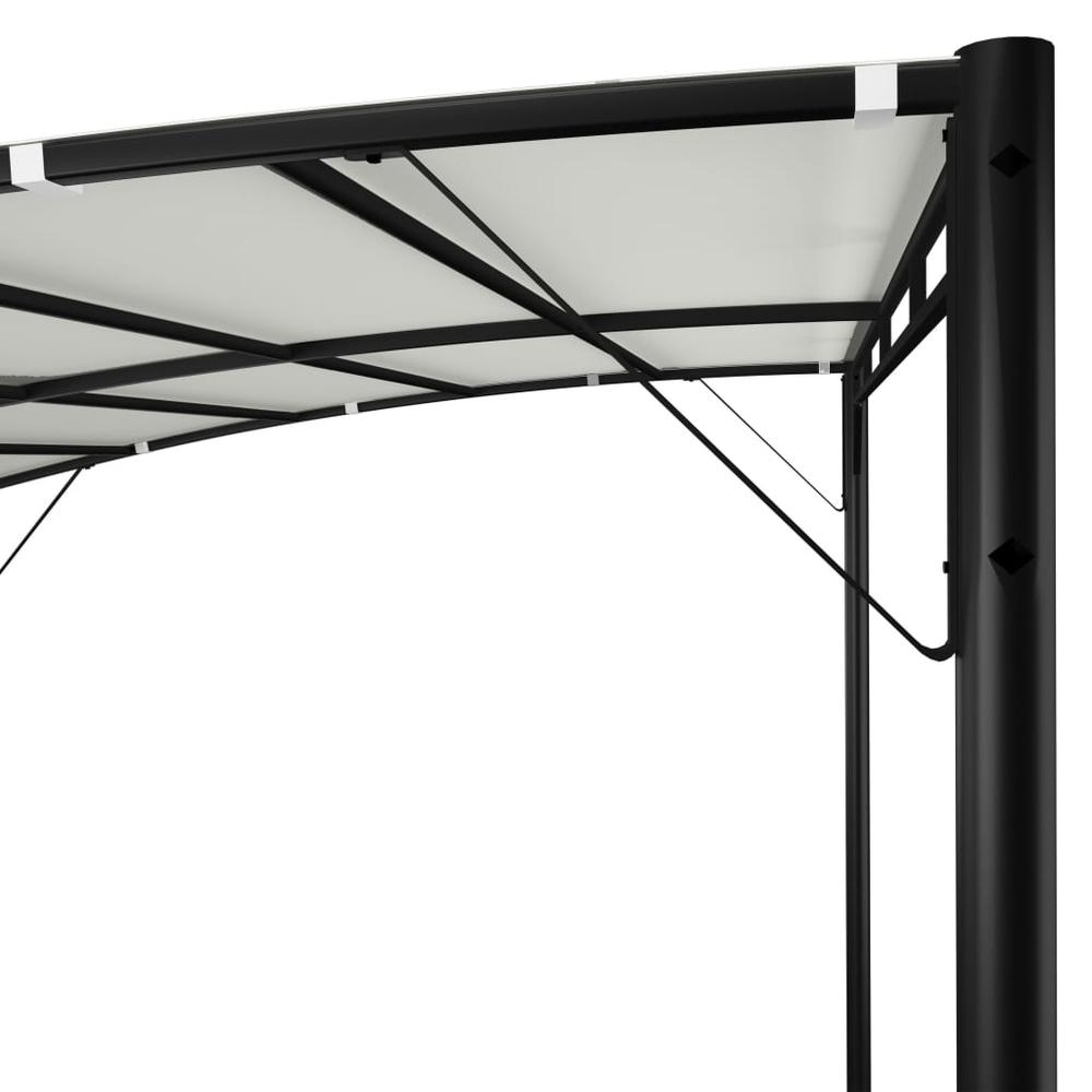 Garden Sunshade Awning 118.1"x118.1"x100.4" Cream