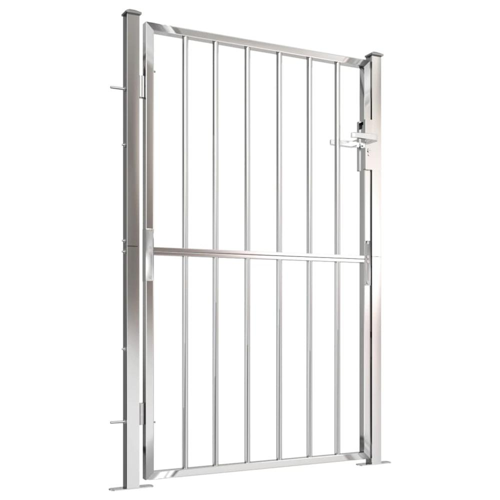 Garden Gate 39.4"x59.1" Stainless Steel