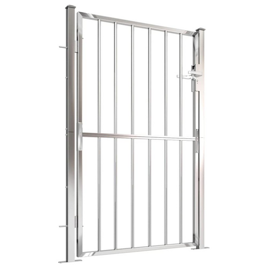 Garden Gate 39.4"x59.1" Stainless Steel