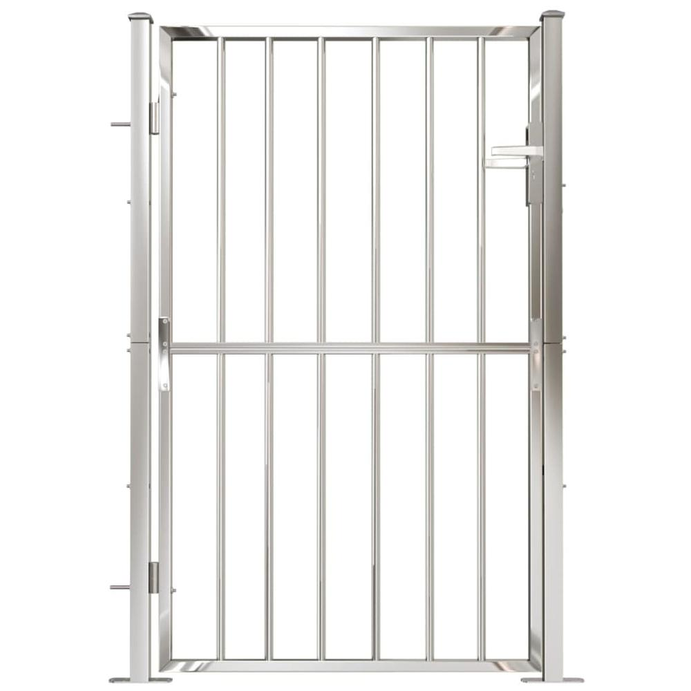 Garden Gate 39.4"x59.1" Stainless Steel