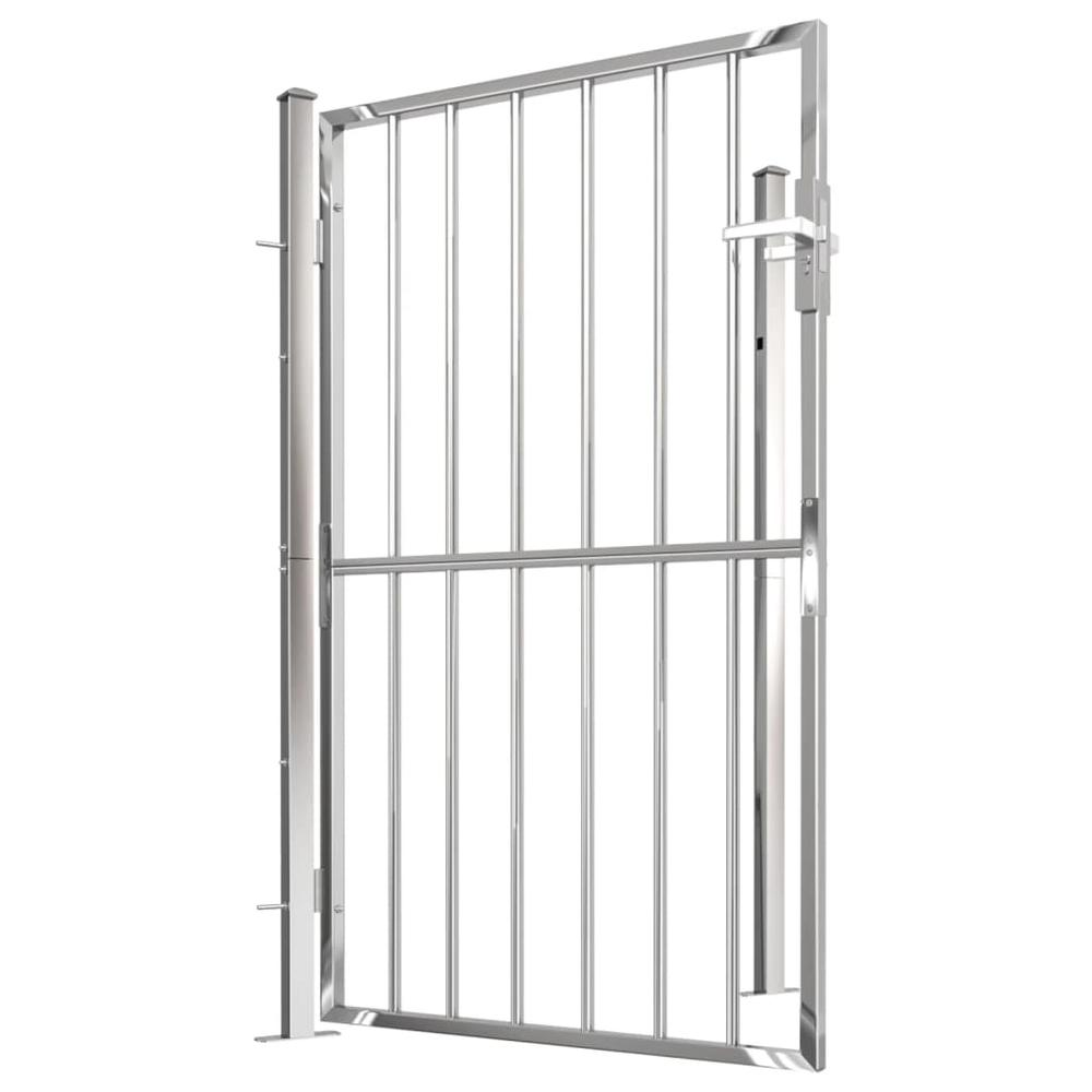 Garden Gate 39.4"x59.1" Stainless Steel