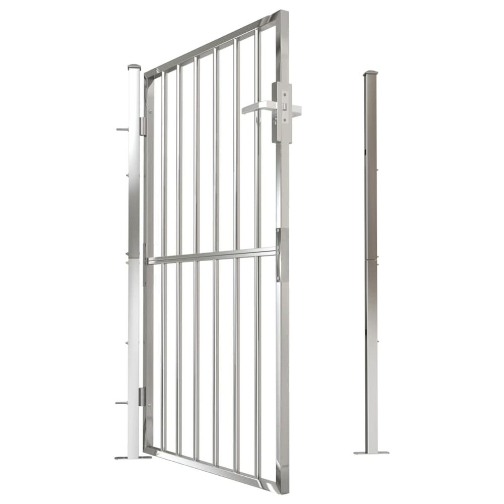 Garden Gate 39.4"x59.1" Stainless Steel