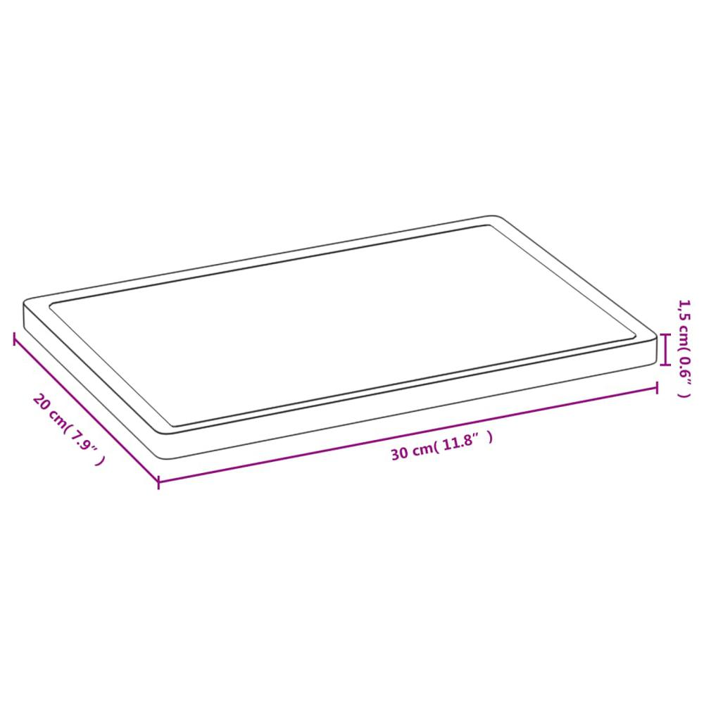 Chopping Board 11.8"x7.9"x0.6" Bamboo