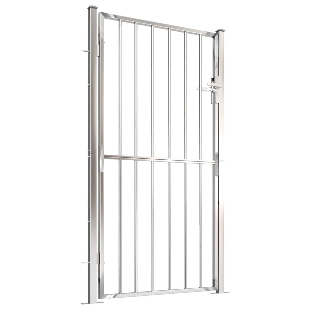 Garden Gate 39.4"x70.9" Stainless Steel