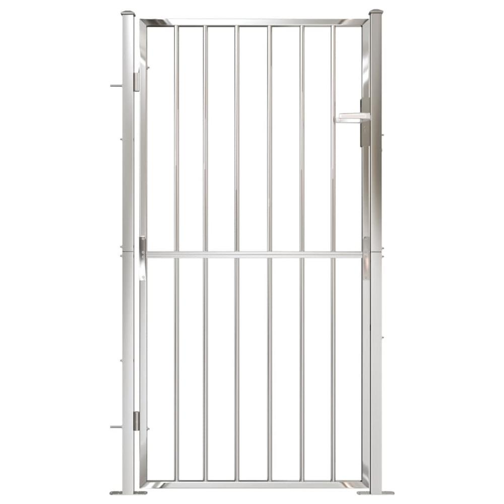 Garden Gate 39.4"x70.9" Stainless Steel