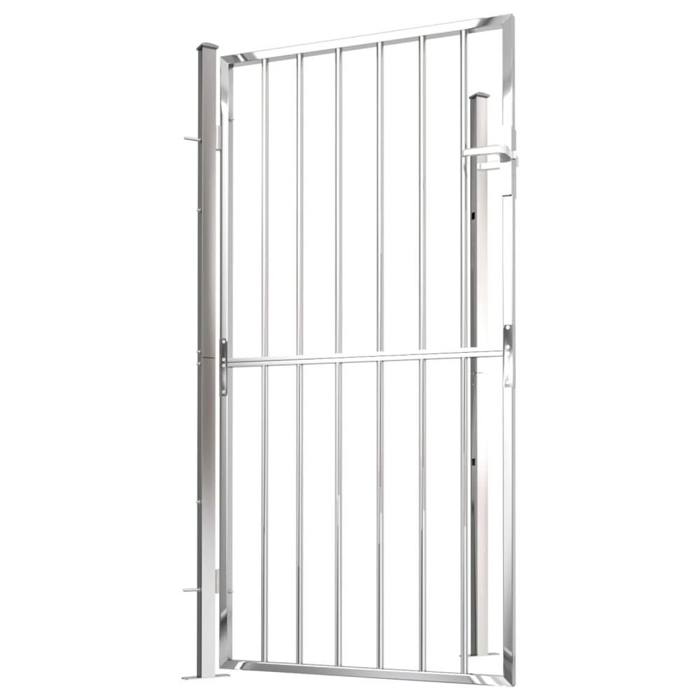 Garden Gate 39.4"x70.9" Stainless Steel