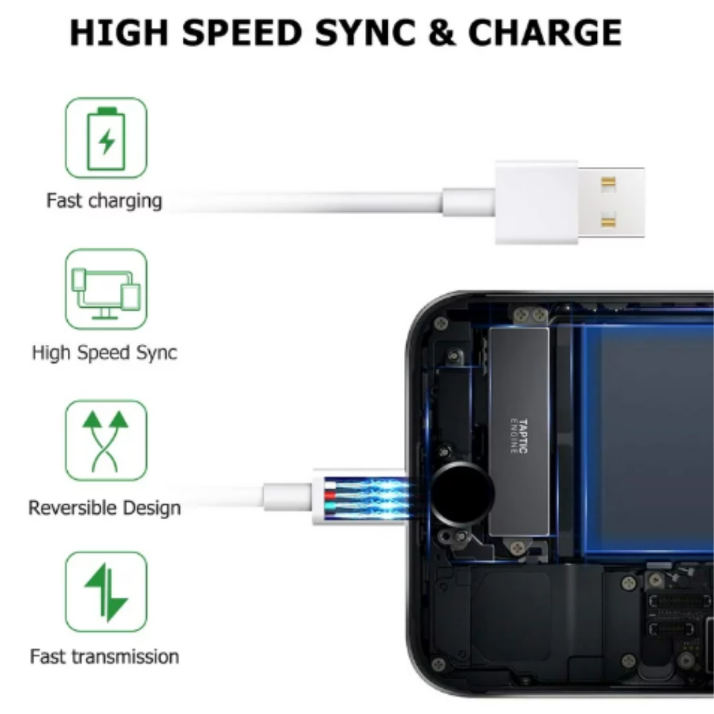 Long Cable 10FT USB Data Cable Cord Charger For iPhone