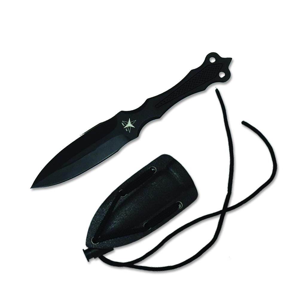 Scipio Phantom Dart Throwing Knife - Single Thrower 3.75-Inch Blade in a Molded Sheath