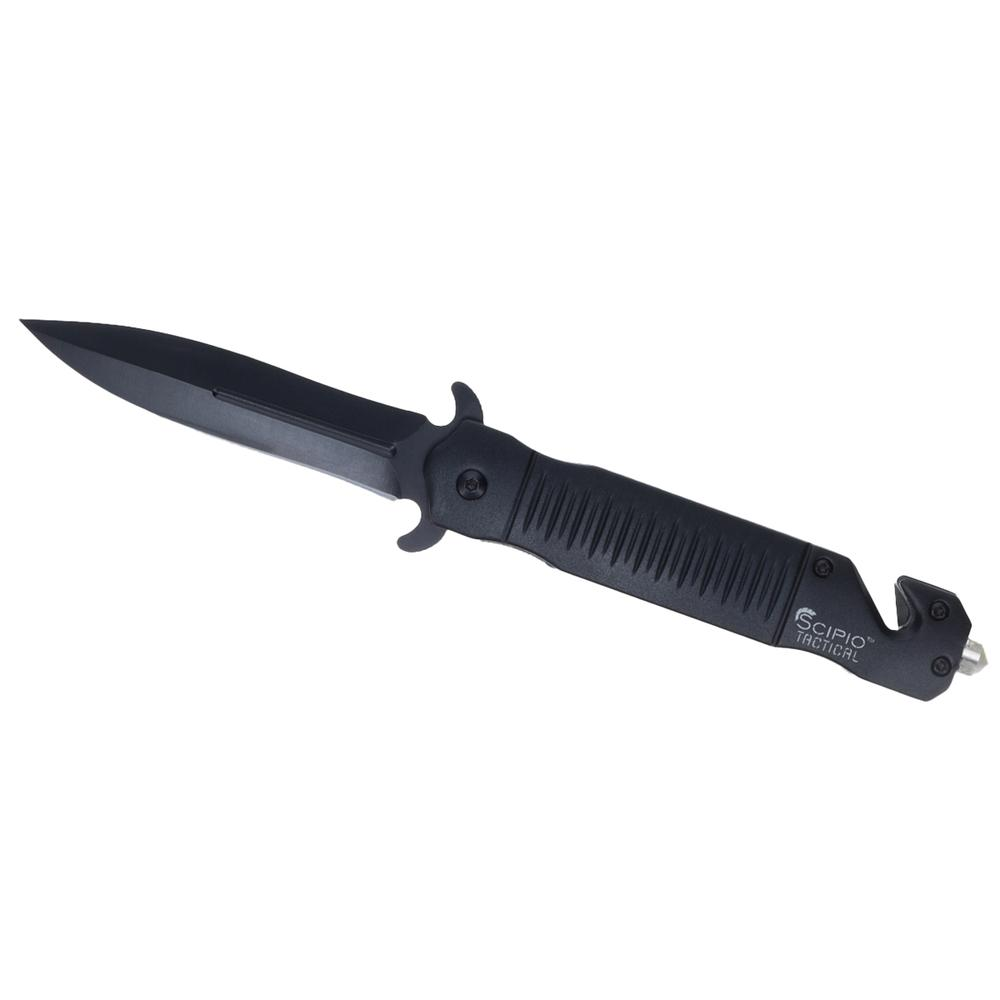 Scipio  Black Stiletto Assisted-Opening Knife