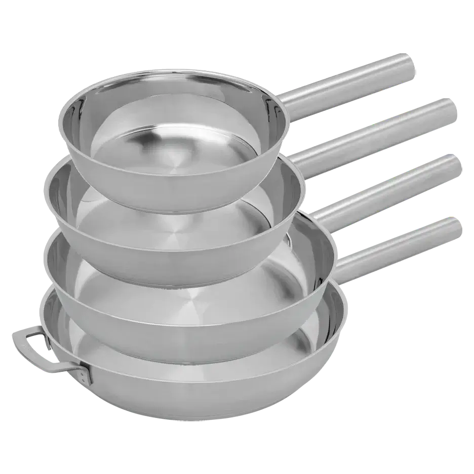 COMBEKK 🇳🇱 | Stainless Steel Fry Pan Set of 4