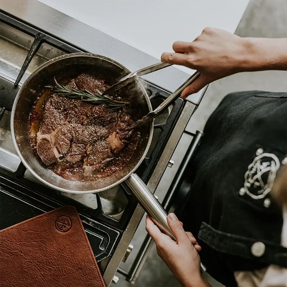 COMBEKK 🇳🇱 | Stainless Steel Fry Pan Set of 4