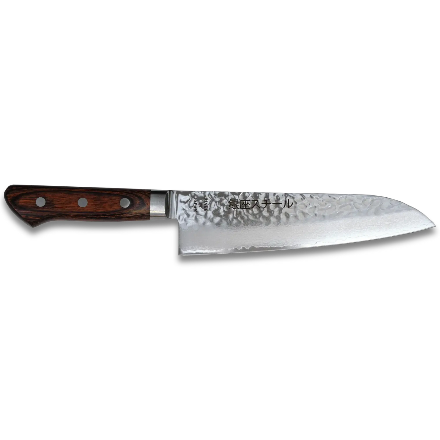 KASUMI 180- Damascus VG10 Santoku Knife 180mm-MB