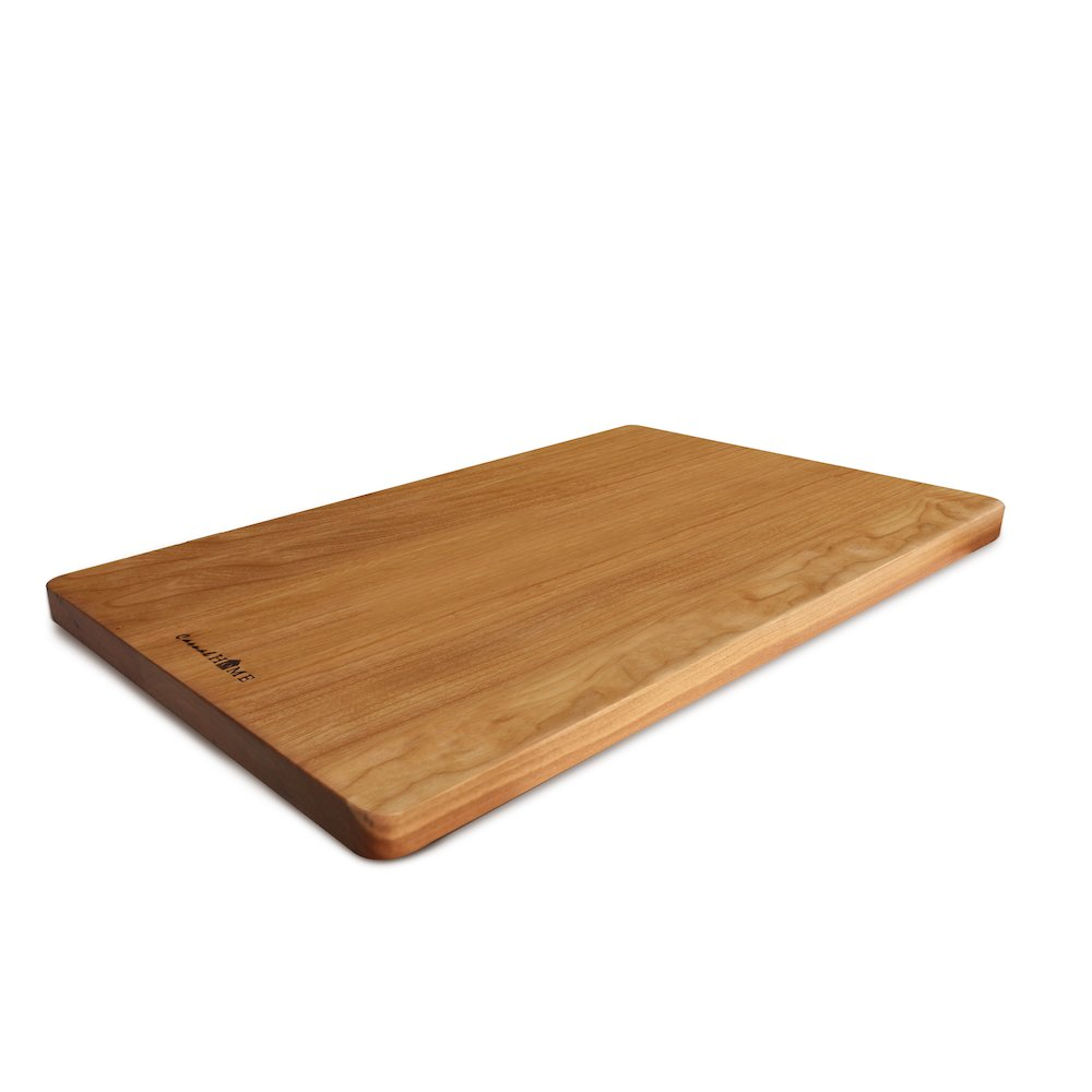 Delice Cherry Rectangle Cutting Board with Juice Drip Groove