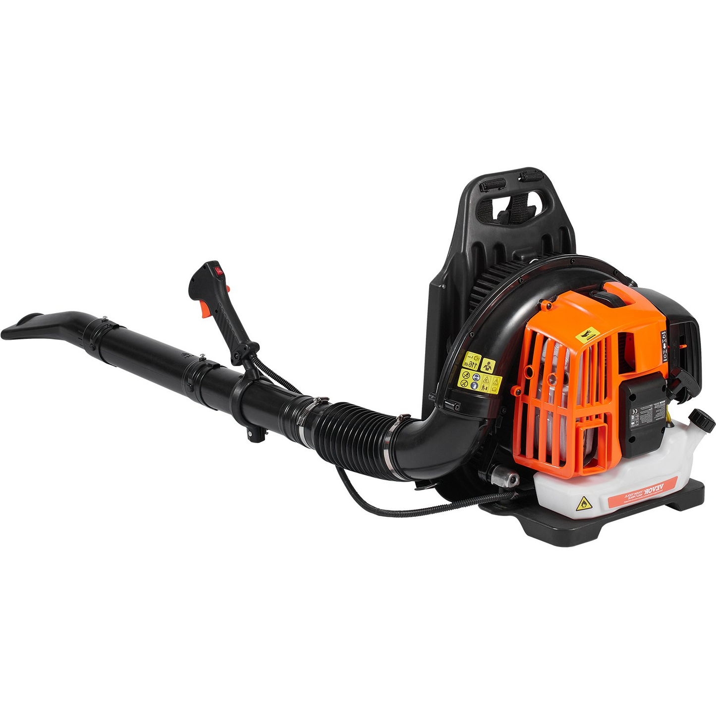 VEVOR Backpack Leaf Blower, 52CC 2-Cycle Leaf Blower with 1.37L Fuel Tank, 480CFM Air Volume 175MPH Speed, Ideal for Lawn Care, Leaf Cleaning, and Snow Removal