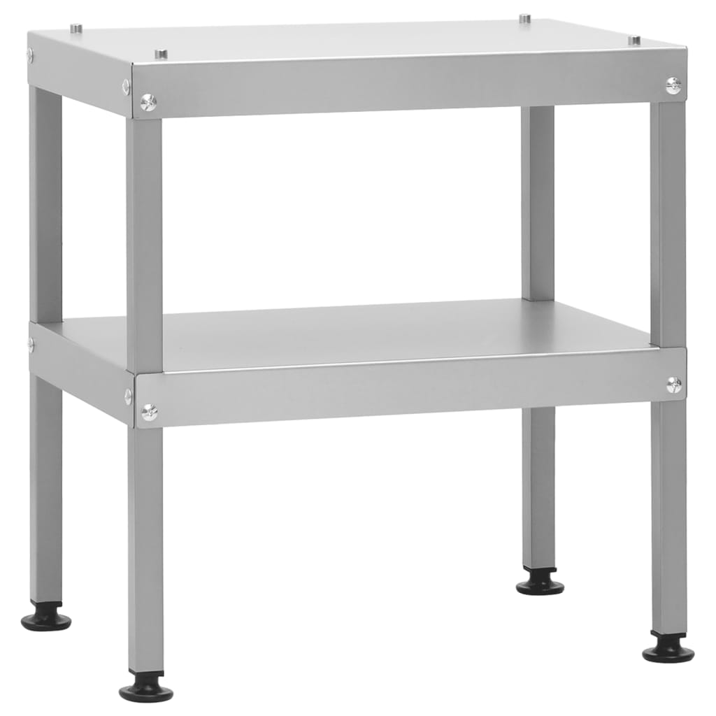 vidaXL Table for Oven Smoker 15.7"x11"x17.5" Galvanized Steel