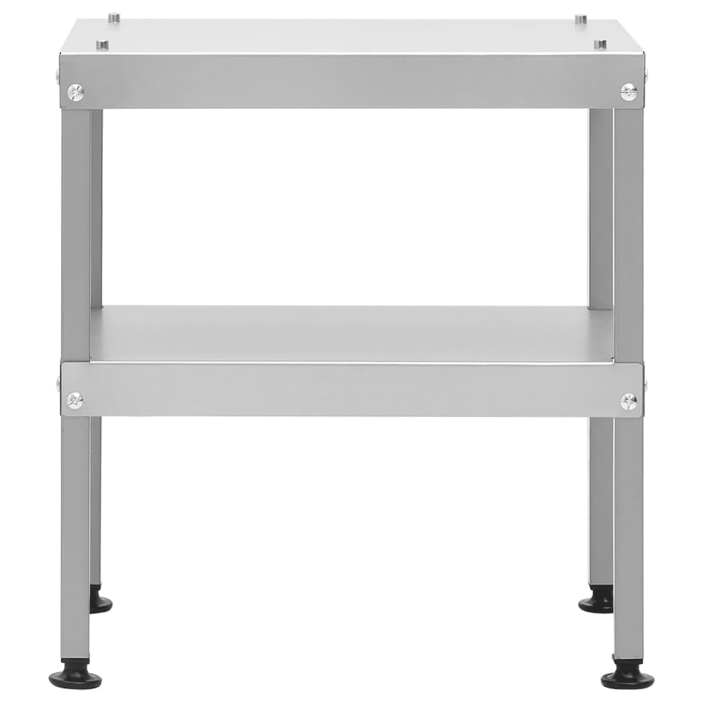 vidaXL Table for Oven Smoker 15.7"x11"x17.5" Galvanized Steel