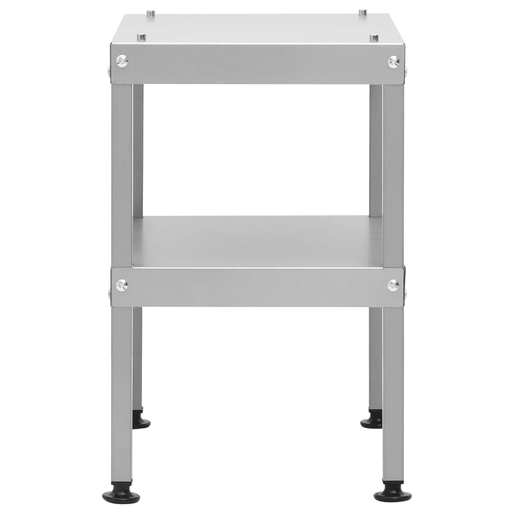 vidaXL Table for Oven Smoker 15.7"x11"x17.5" Galvanized Steel