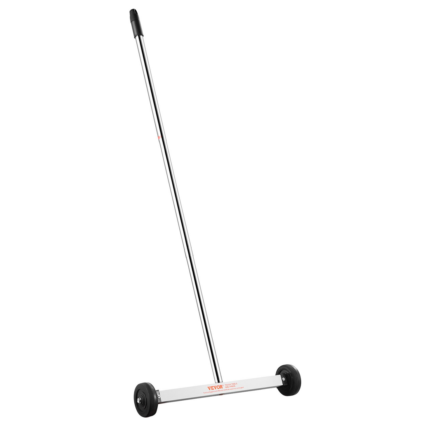 VEVOR Magnetic Sweeper with Wheels 17inch Mini 10 lbs Capacity Adjustable Handle