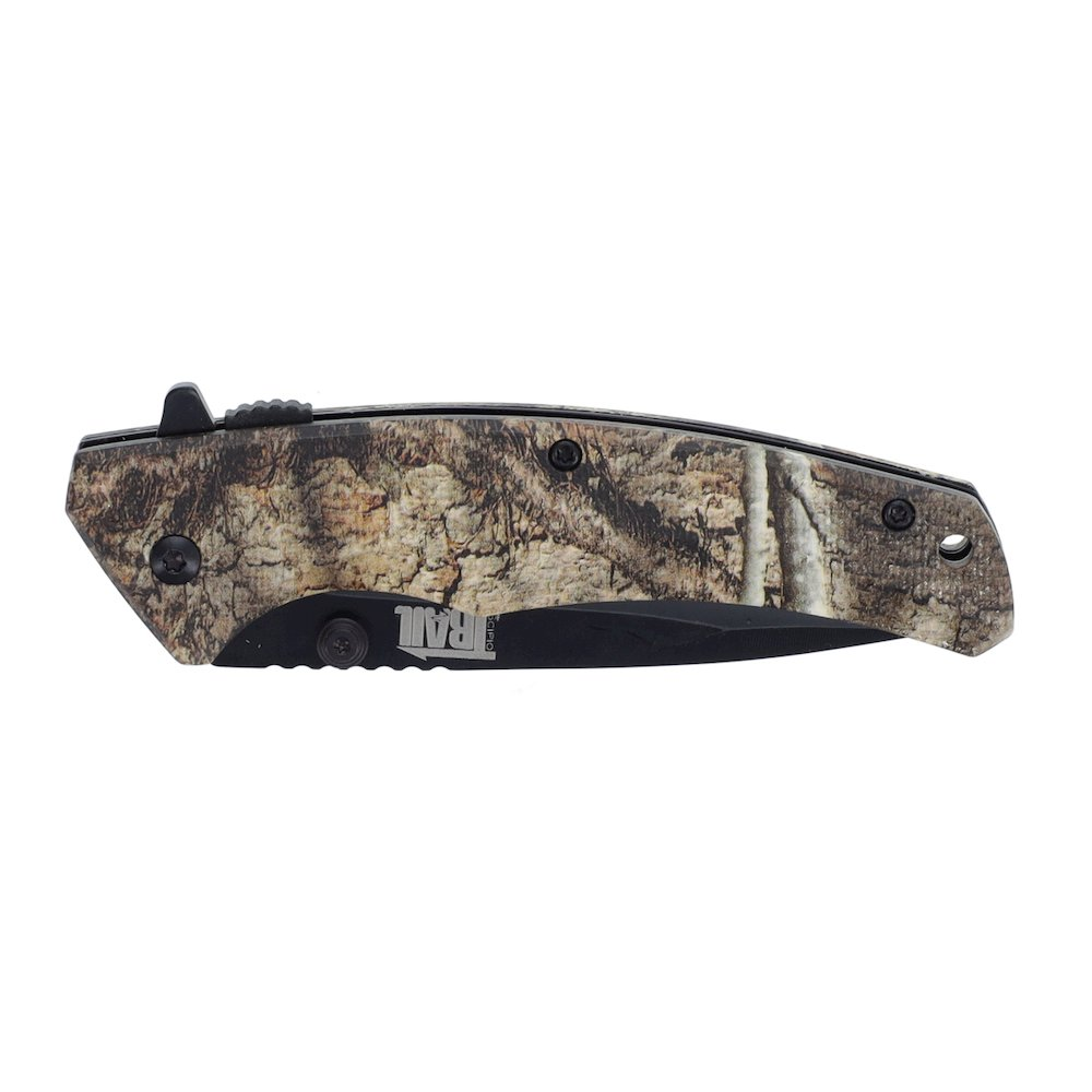 Scipio FAB041M Ghost Sidewinder Camo Assisted-Opening Knife 3.35-Inch Blade Steel Pocket Folding Knife - Mossy Oak(R)