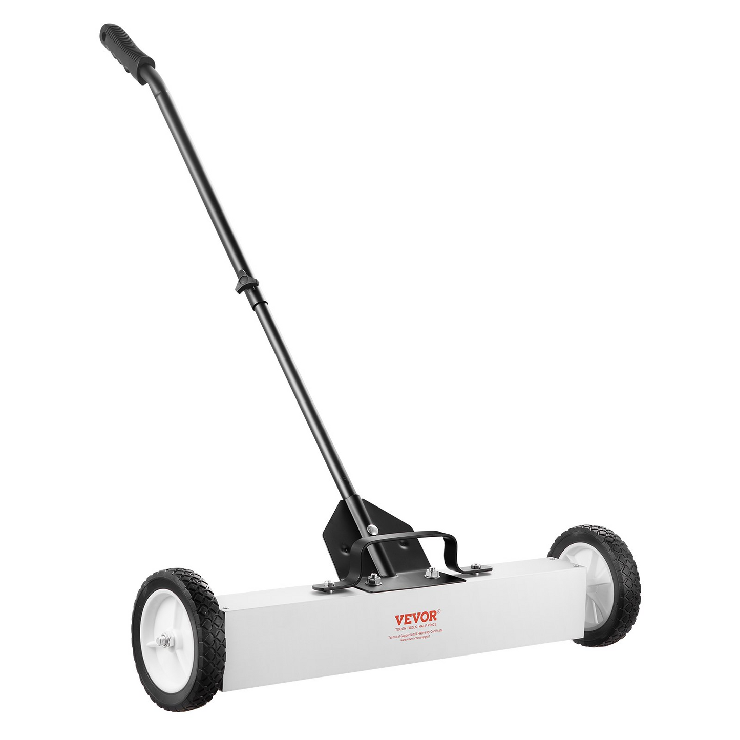 VEVOR 24-Inch Magnetic Sweeper with Wheels Telescoping Magnetic Pickup Tool