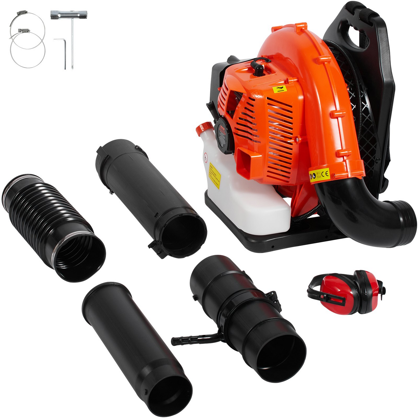 VEVOR Backpack Leaf Blower 79CC 2-Cycle Gas Leaf Blower 930CFM Air Volume 184MPH