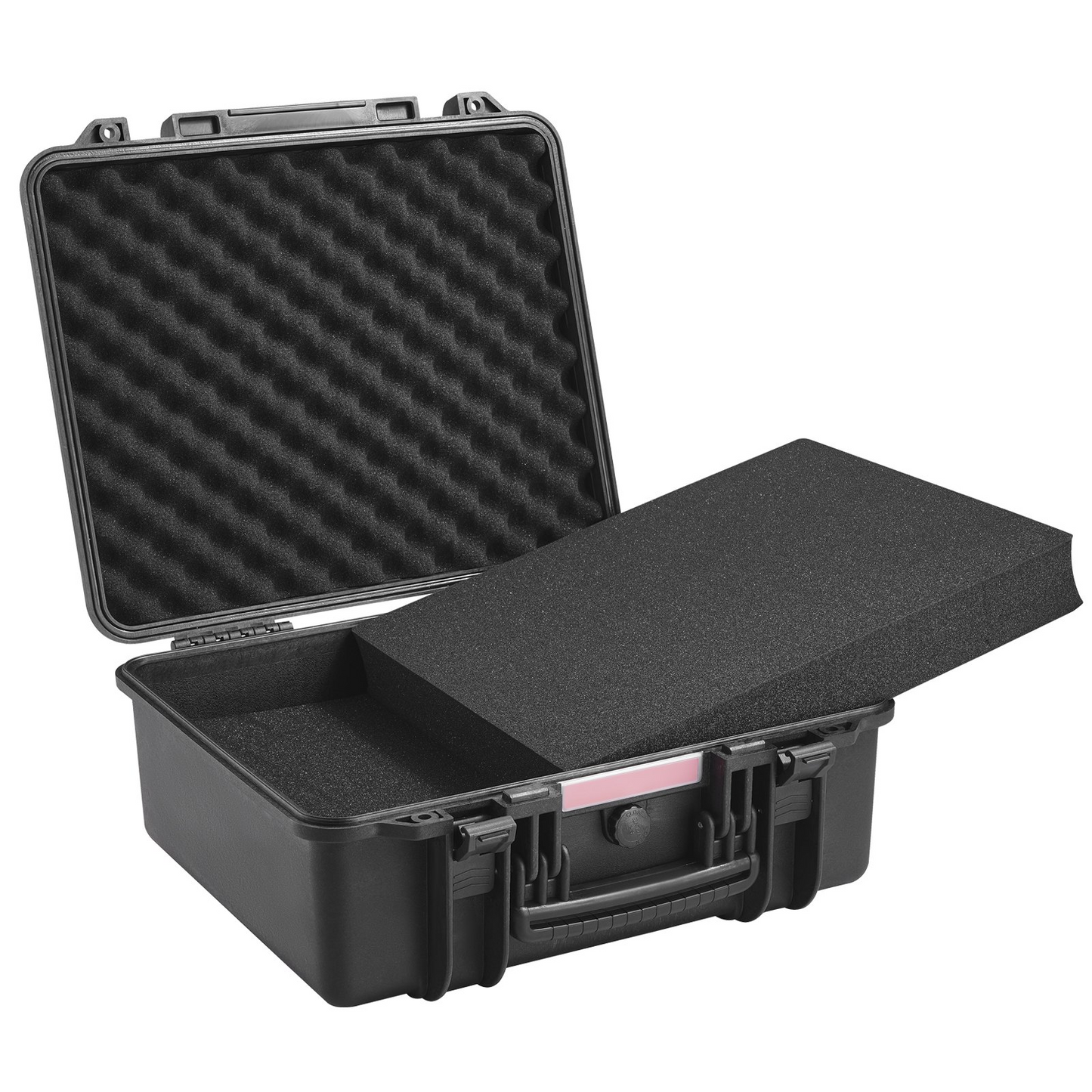 VEVOR Hard Pistol Cases with Pre-cut PU Foam Lockable Pistol Case for 6 Pistol