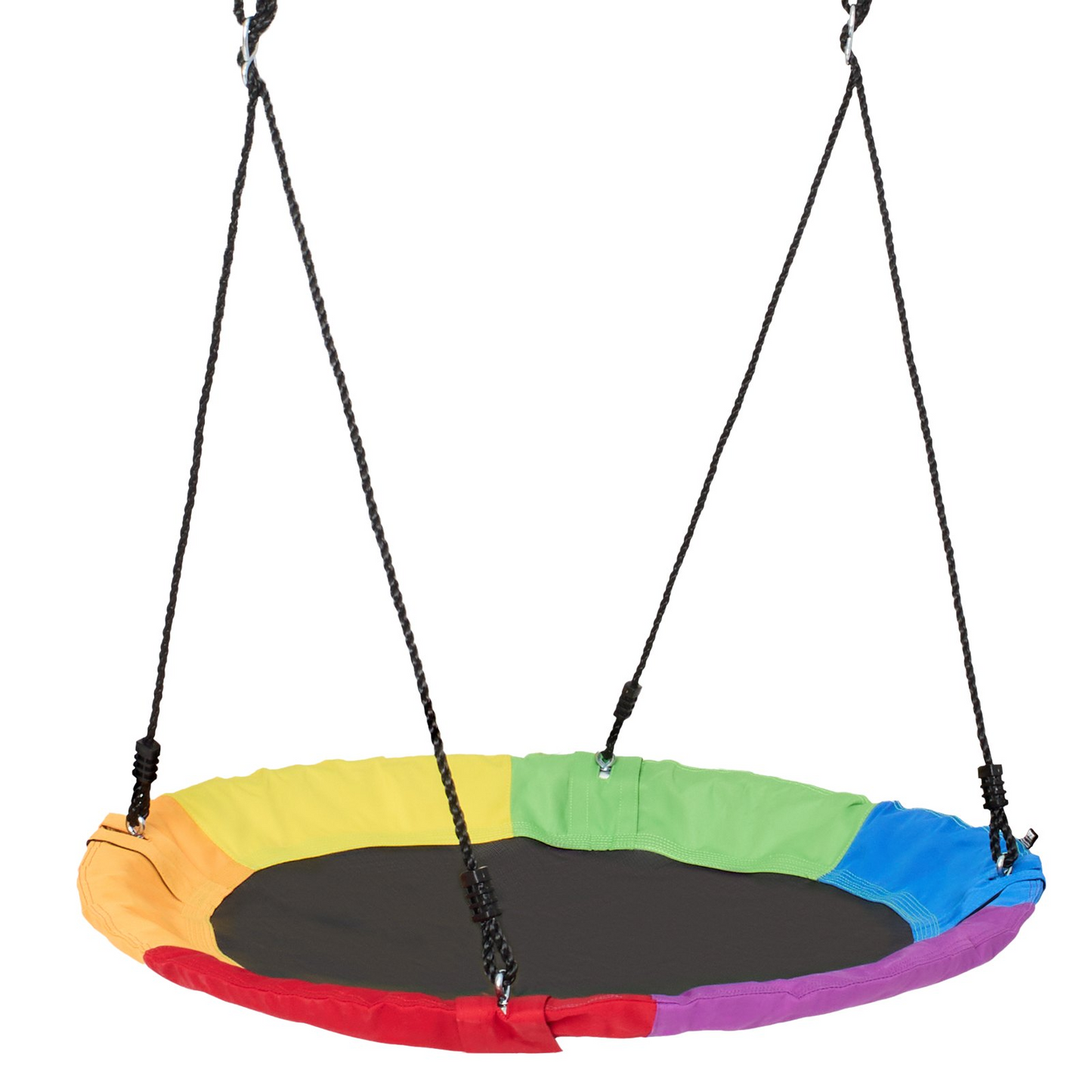 VEVOR Tree Swing 40In Saucer Swing 750lbs Weight Capacity 900D Oxford Multicolor