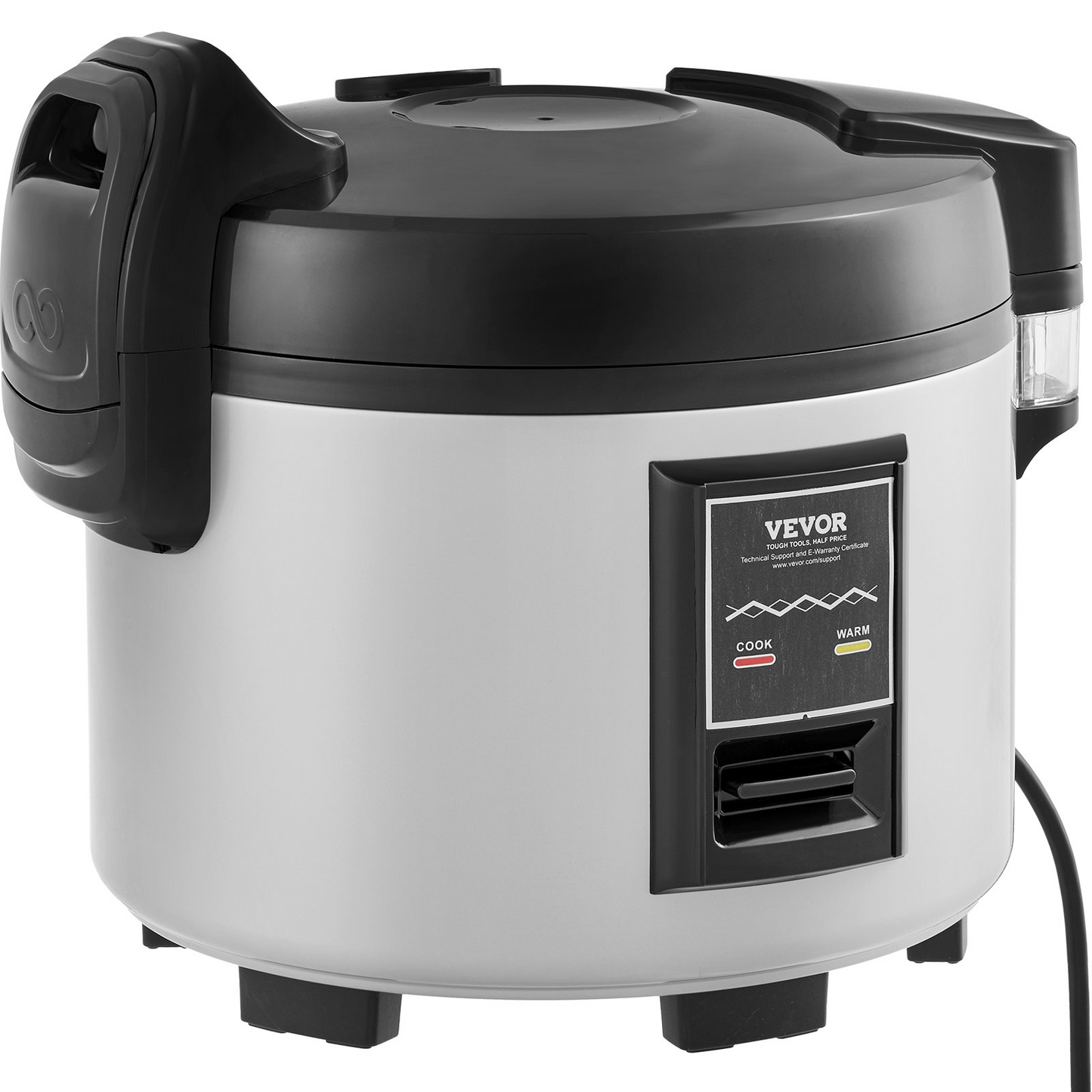 VEVOR Commercial Rice Cooker 70-Cup Non-Stick Pot 15L 12H Keep Warm Restaurant