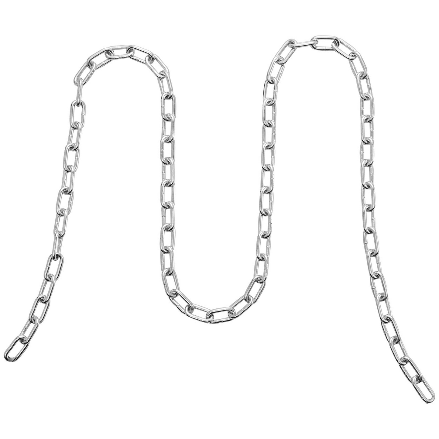 VEVOR Zinc Plated Proof Coil Chain Carbon Steel Chain Sling 3/16" x 10' 1100 lbs