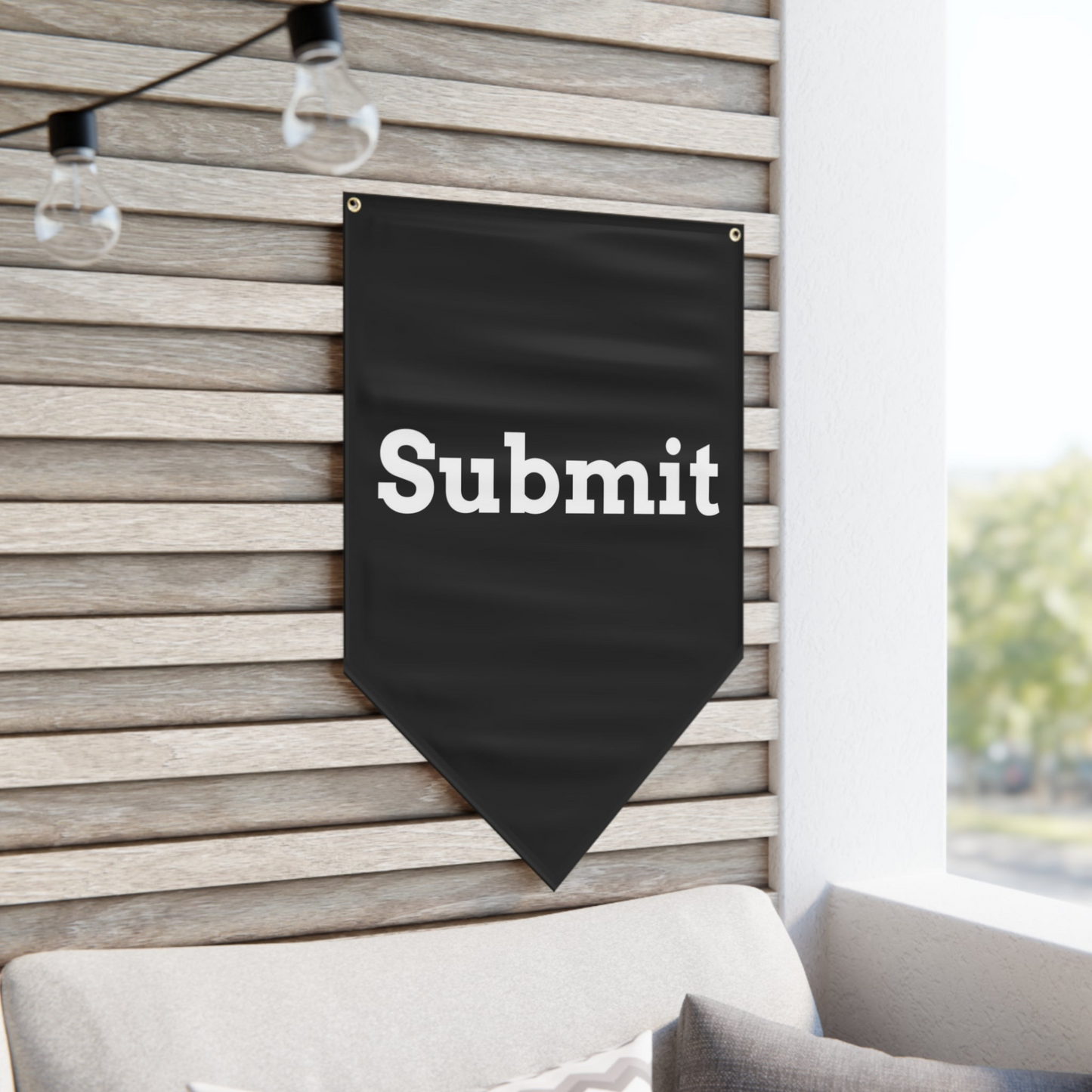 Pennant Banner - "Submit"