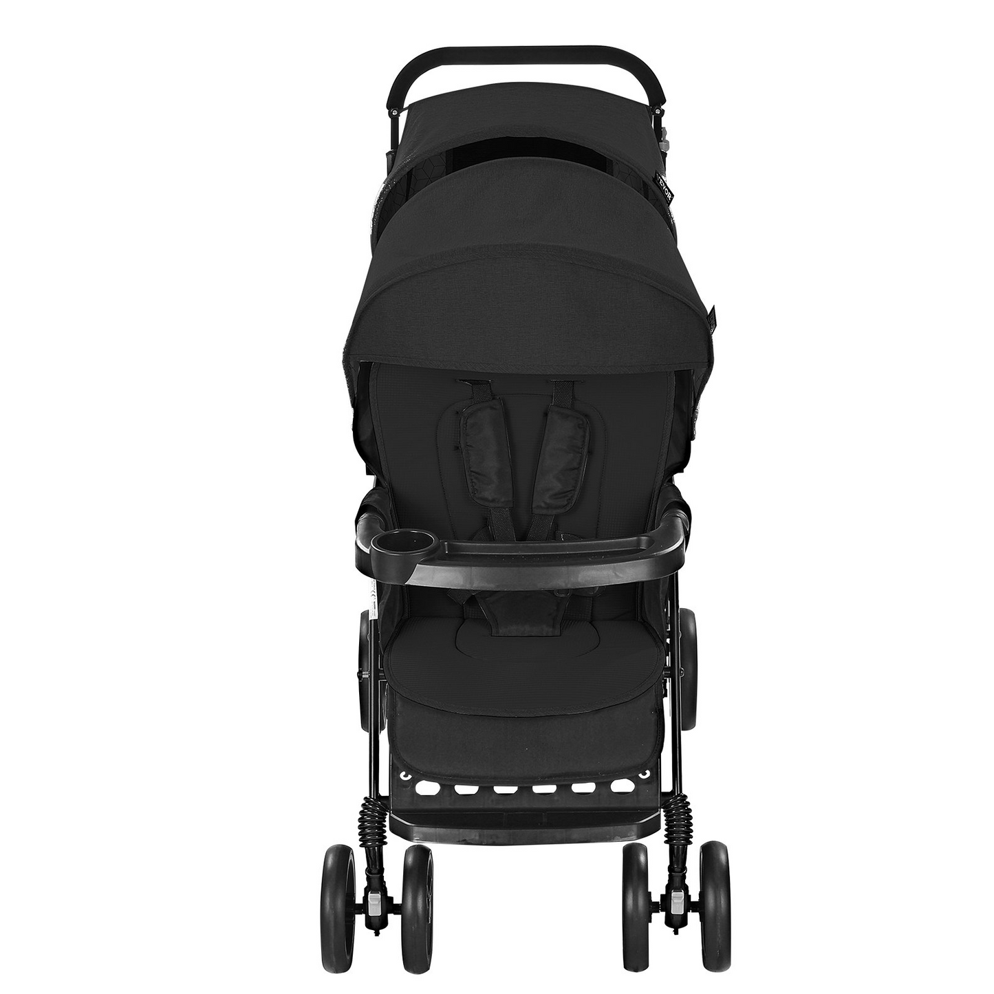 VEVOR Double Stroller Foldable Lightweight Twin Tandem Stroller Black