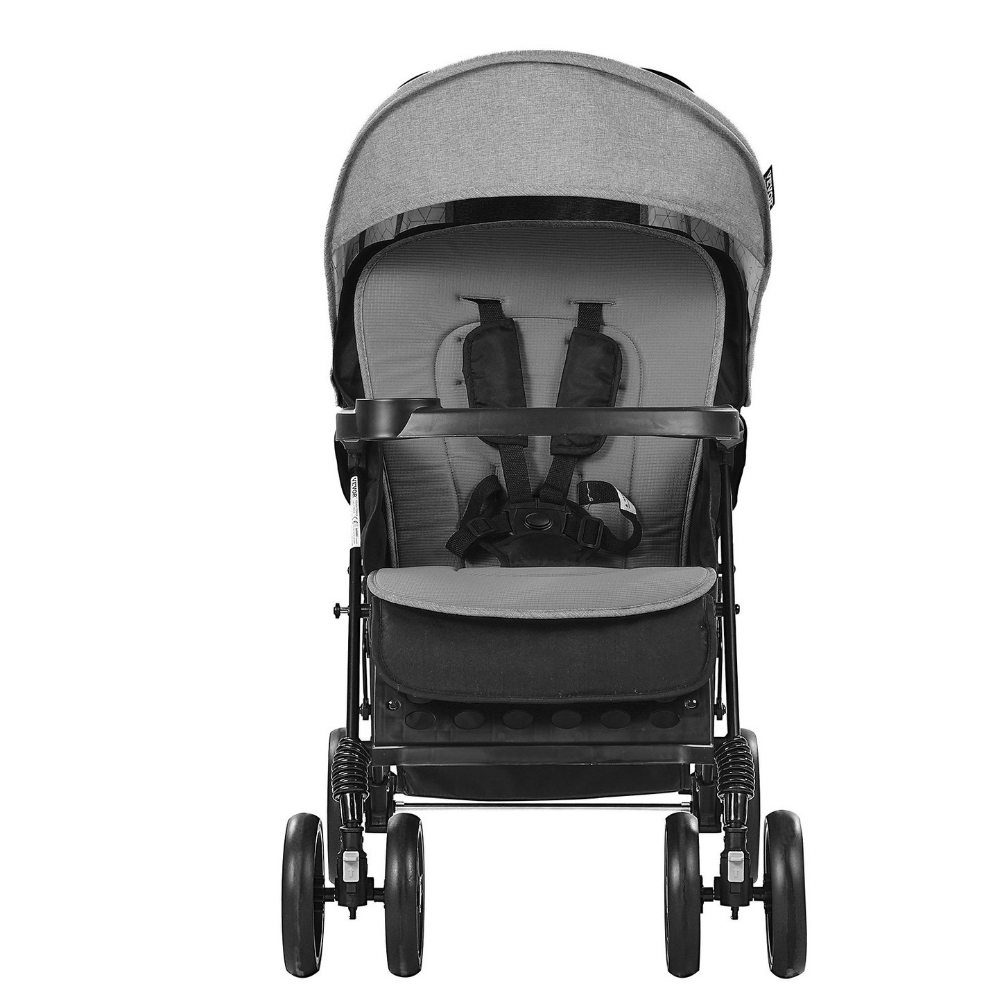 VEVOR Double Stroller Foldable Lightweight Twin Tandem Stroller Dark Gray