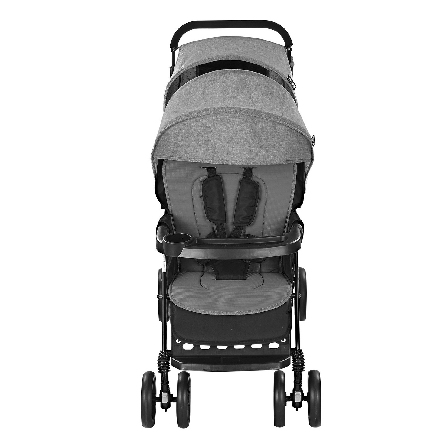 VEVOR Double Stroller Foldable Lightweight Twin Tandem Stroller Dark Gray