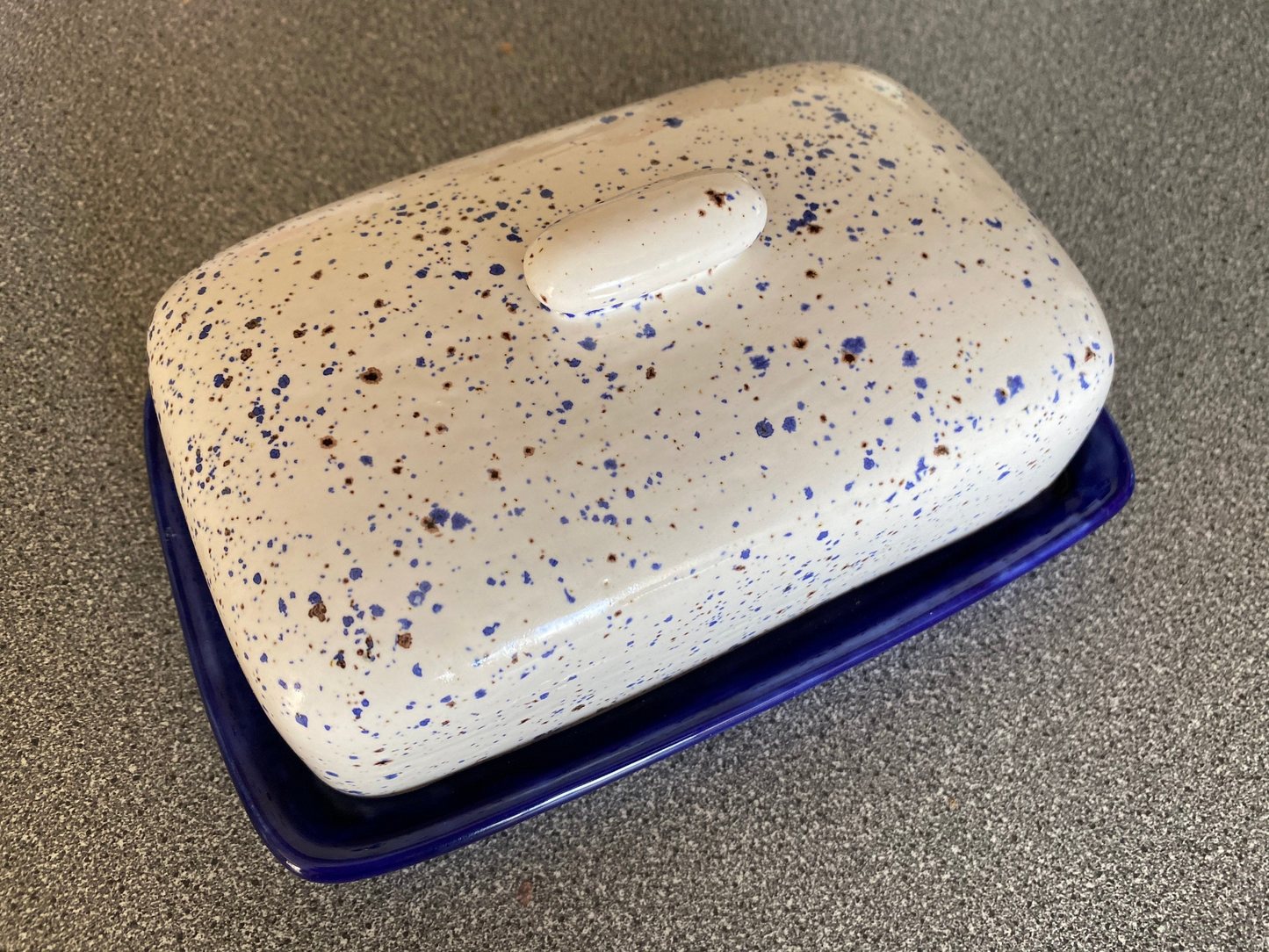 Handmade Pottery Butter Dish with Lid